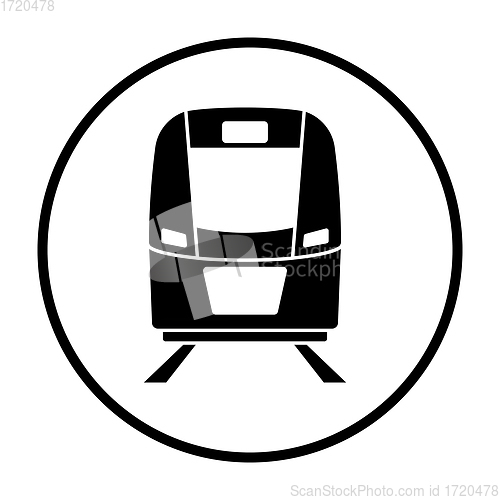 Image of Train icon front view