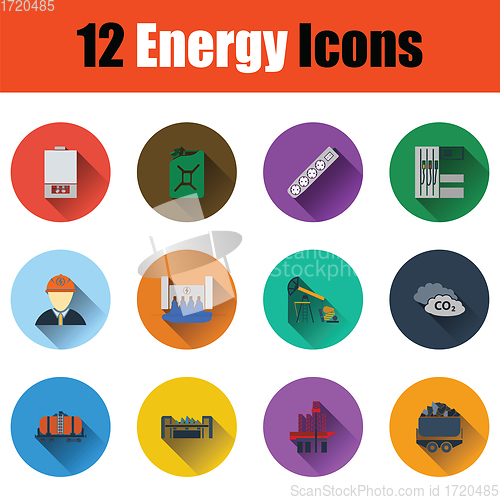 Image of Energy icon set