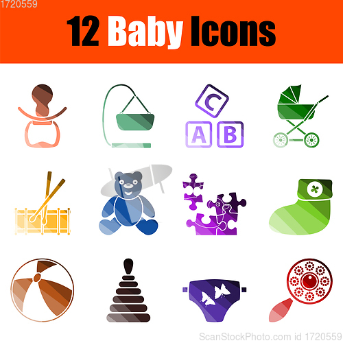 Image of Baby Icon Set