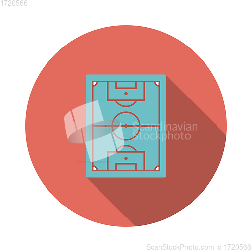 Image of Icon Of Aerial View Soocer Field