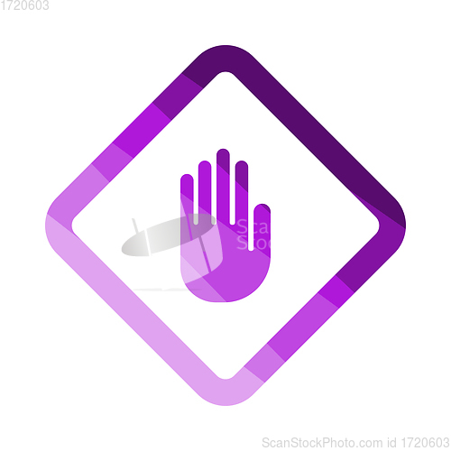 Image of Icon Of Warning Hand