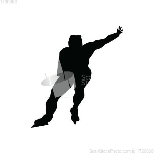 Image of Skating man silhouette