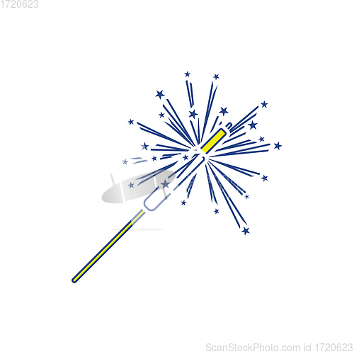 Image of Party sparkler icon