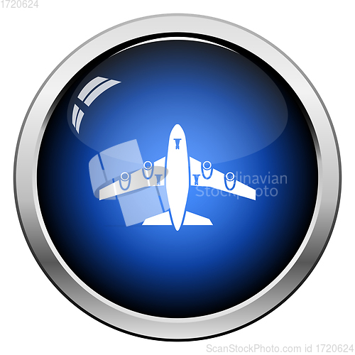 Image of Airplane takeoff icon front view