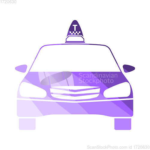 Image of Taxi Icon Front View