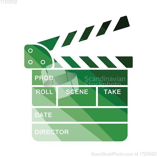 Image of Movie clap board icon
