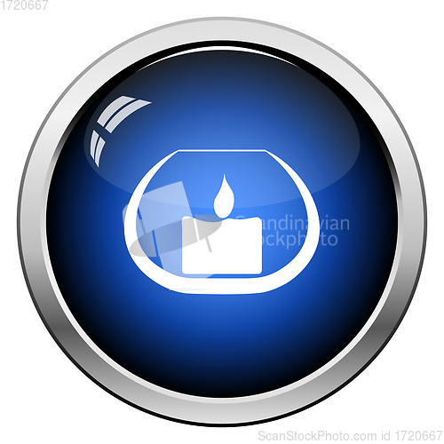 Image of Candle In Glass Icon