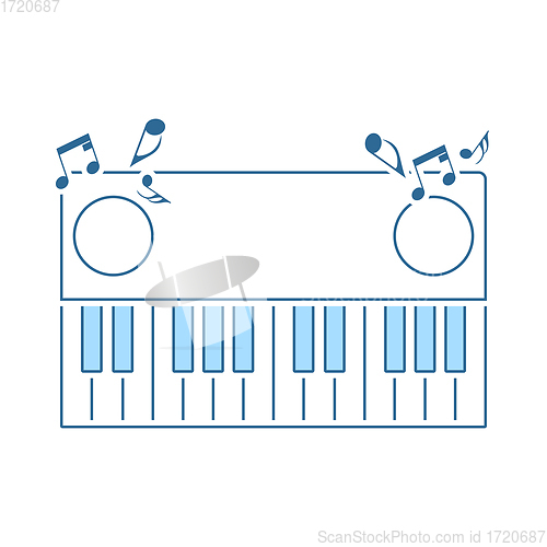 Image of Piano Keyboard Icon