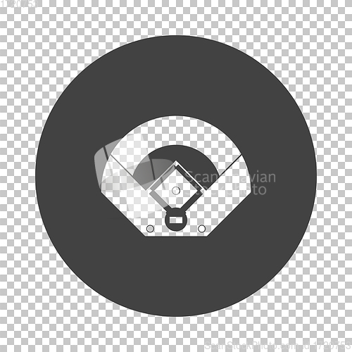 Image of Baseball field aerial view icon