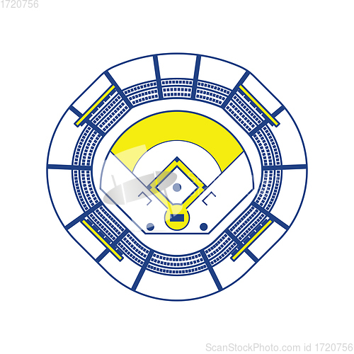 Image of Baseball stadium icon