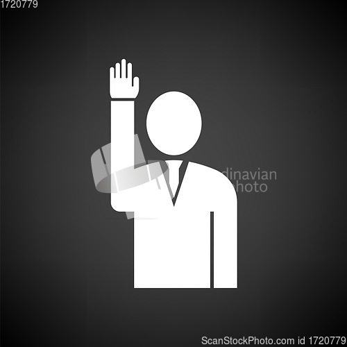 Image of Voting Man Icon