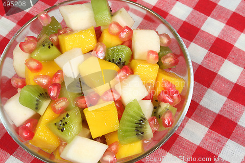 Image of Colorful fruit salad