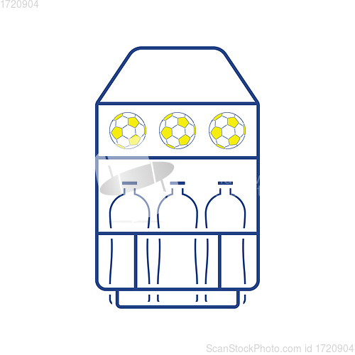 Image of Icon of football field bottle container