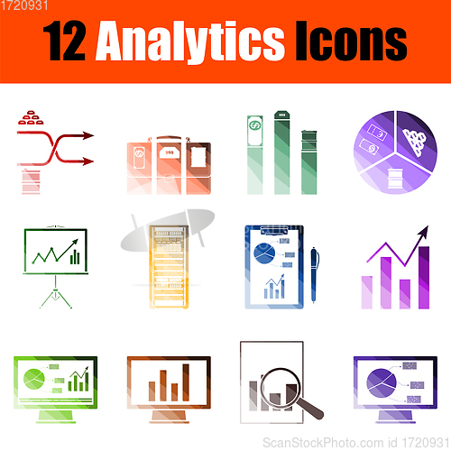 Image of Analytics Icon Set