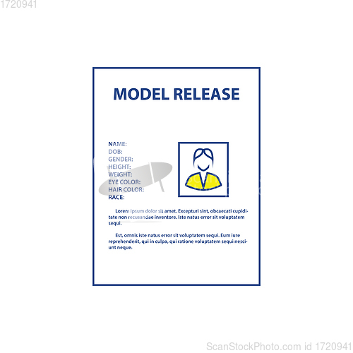 Image of Icon of model release document