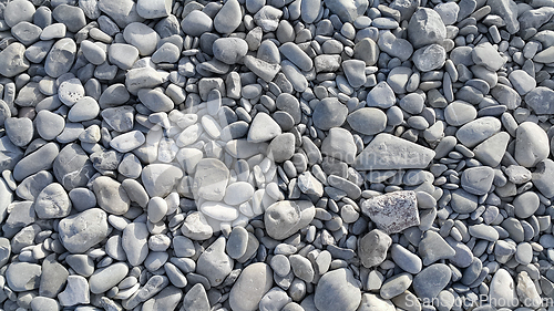 Image of Background from gray sea pebbles