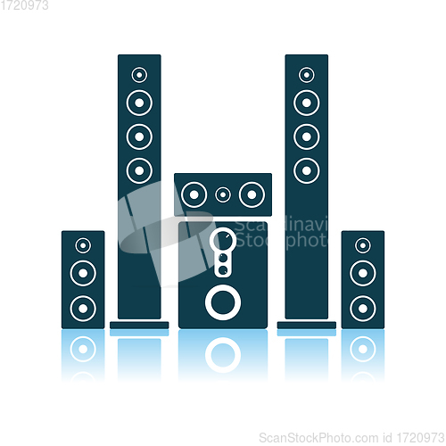 Image of Audio System Speakers Icon