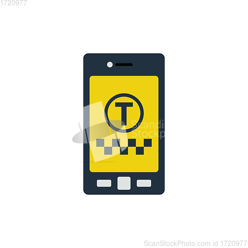 Image of Taxi service mobile application icon