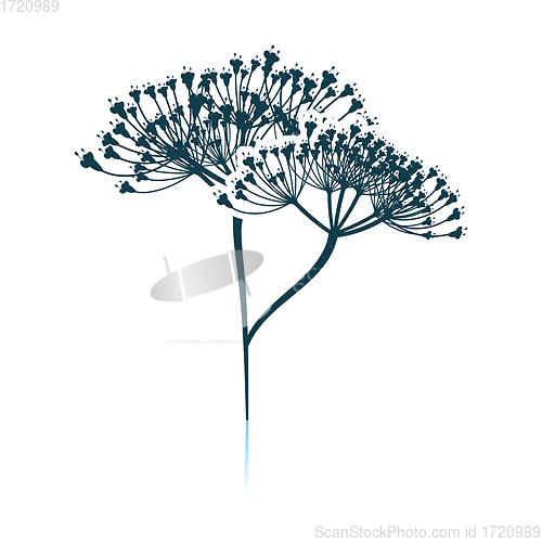 Image of Dill Icon On Gray Background