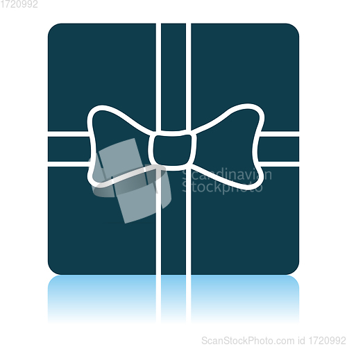 Image of Gift Box With Ribbon Icon