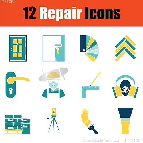 Image of Set of repair icons