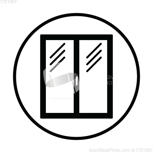 Image of Icon of closed window frame
