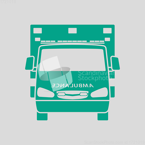 Image of Ambulance Icon Front View