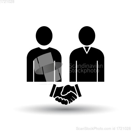 Image of Two Man Making Deal Icon