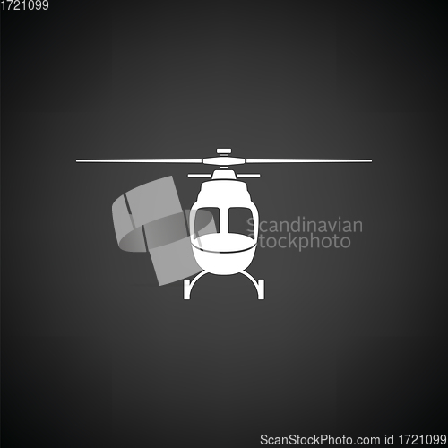 Image of Helicopter icon front view