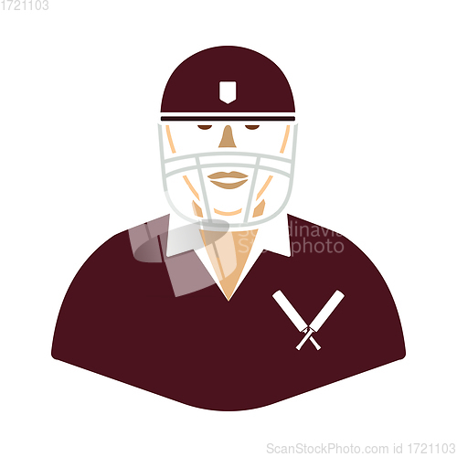 Image of Cricket player icon