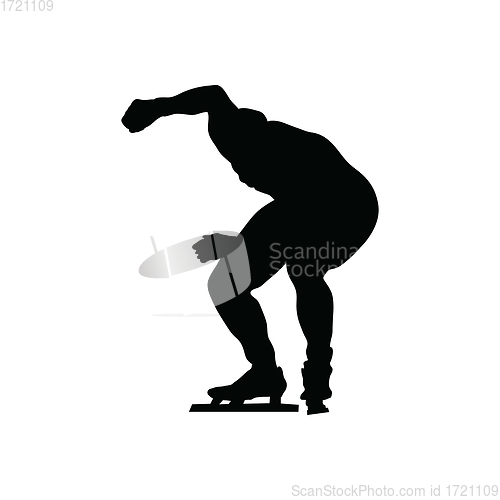 Image of Skating man silhouette