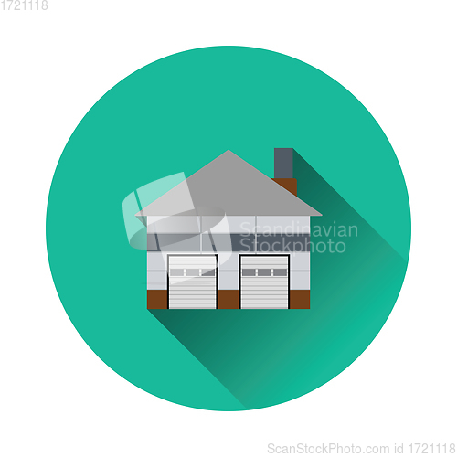 Image of Warehouse logistic concept icon