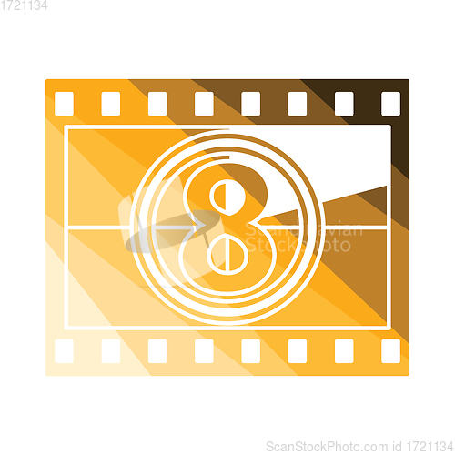 Image of Movie frame with countdown icon