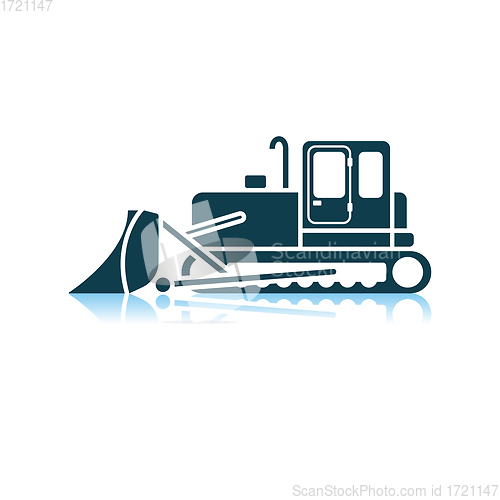 Image of Icon Of Construction Bulldozer