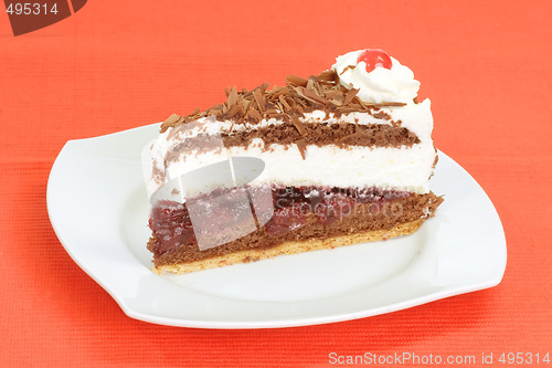 Image of Black Forest gateau cake