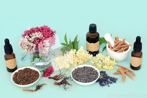 Image of Herbal Flower Remedy for Stress Reducing Naturopathic Healing