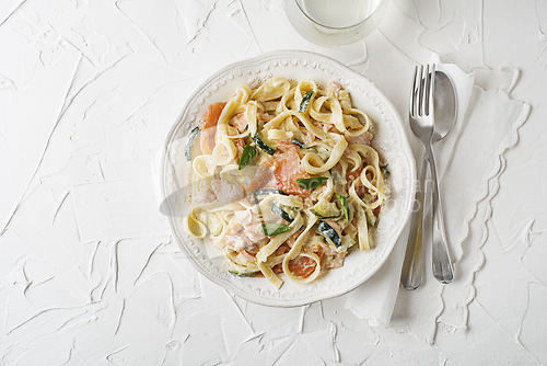 Image of Pasta smoked salmon