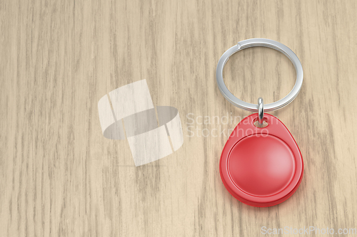 Image of Keyring with RFID key tag