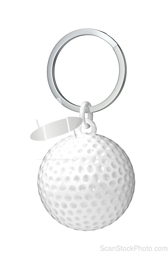 Image of Keychain with golf ball