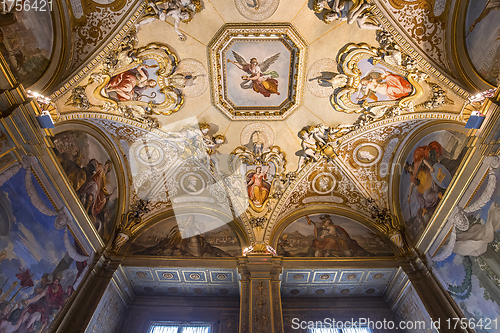 Image of interiors of Palazzo Pitti, Florence, Italy