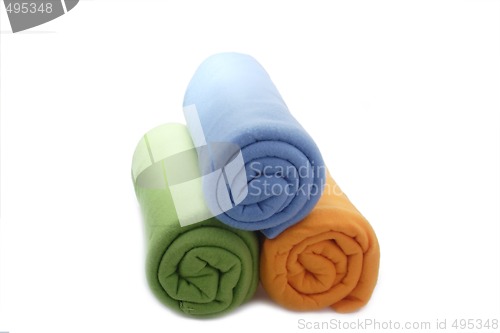 Image of Colourful blankets