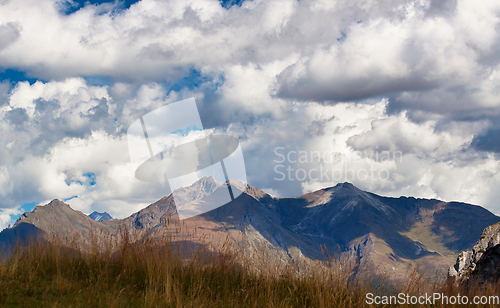 Image of South Tyrolean Alps in autumn