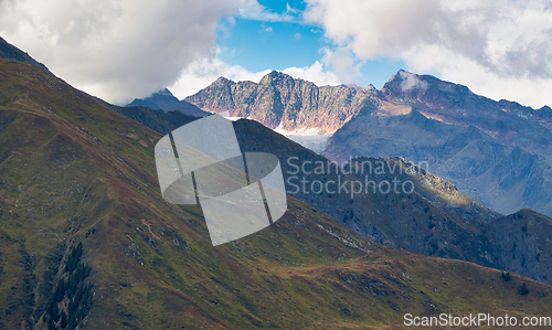 Image of South Tyrolean Alps in autumn