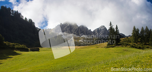 Image of South Tyrolean Alps in autumn