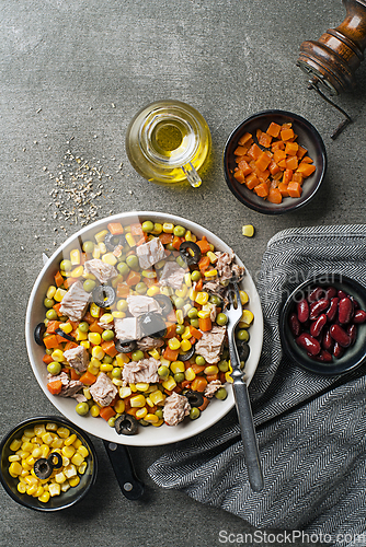 Image of Tuna mexican corn salad