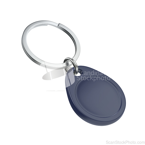 Image of Blue RFID key fob
