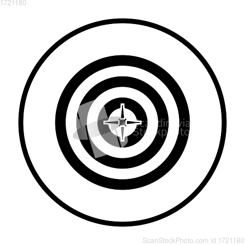 Image of Target With Dart In Center Icon