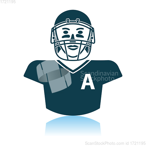 Image of American Football Player Icon