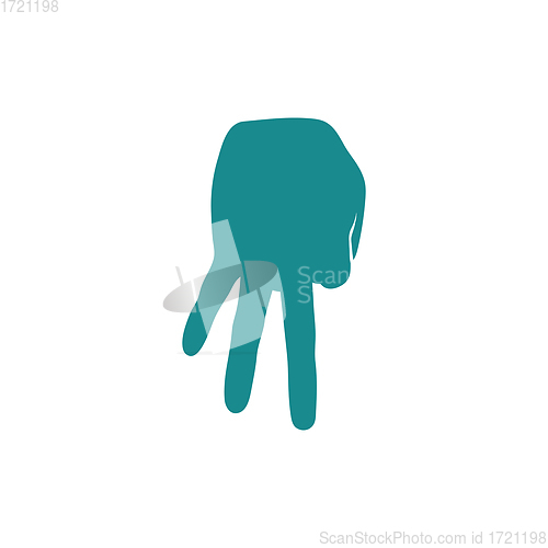 Image of Baseball catcher gesture icon