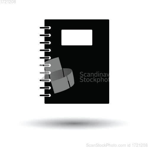 Image of Exercise book with pen icon